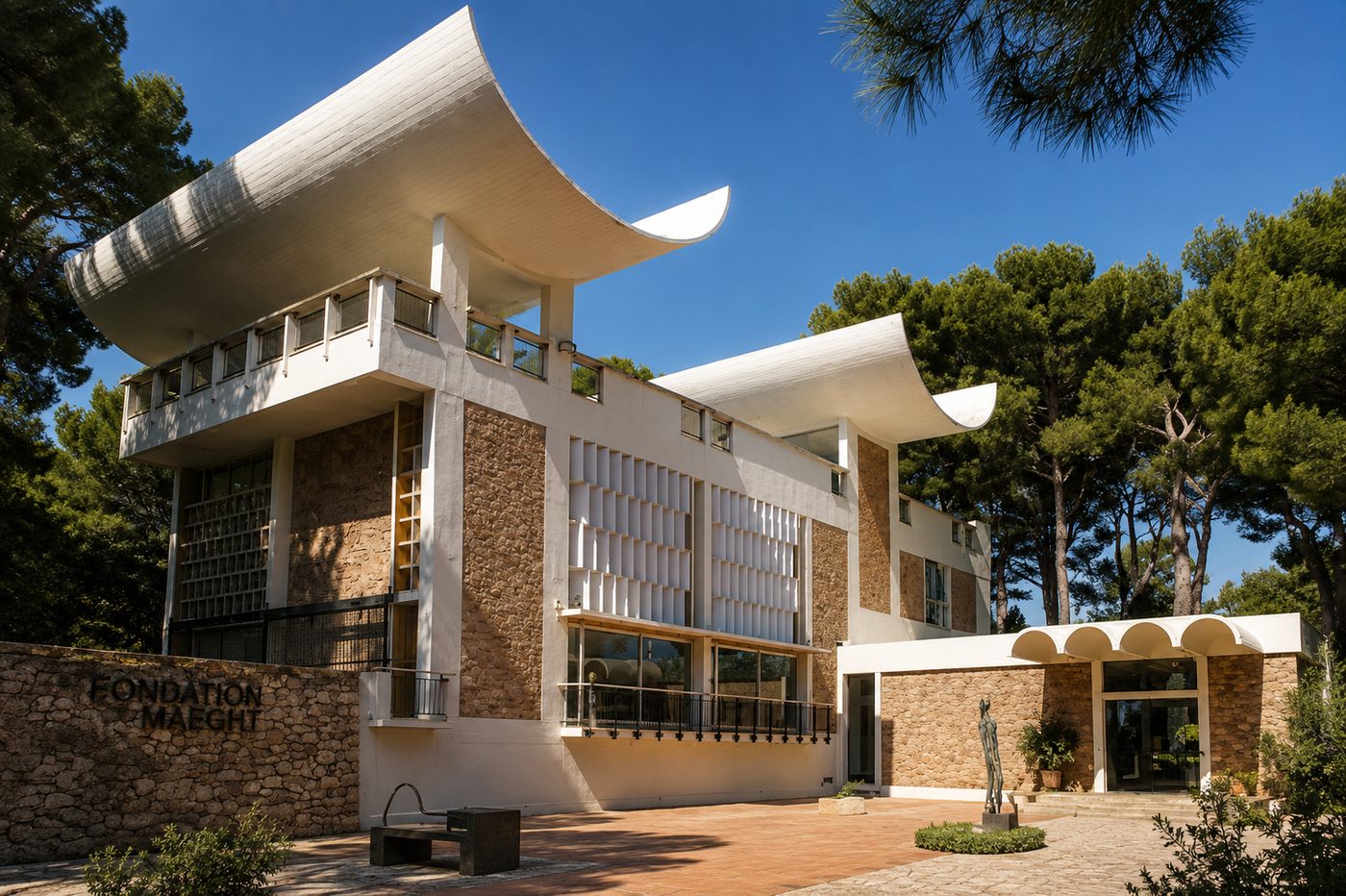 Fondation Maeght, the modern art foundation at Saint-Paul-de-Vence